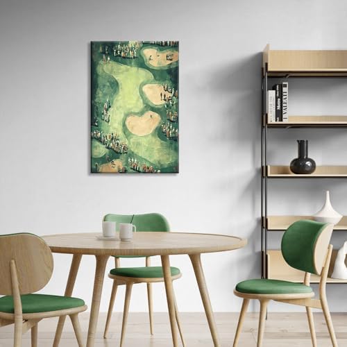 Vinatge Golf Wall Art Green Sports Posters Man Cave Room Decor Trendy Golf - Image 5