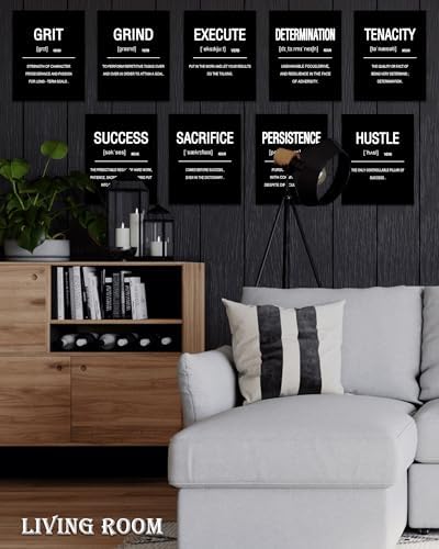 Drsoum Framed Inspirational Office Wall Art Motivational Wall Decor Quotes - Image 4