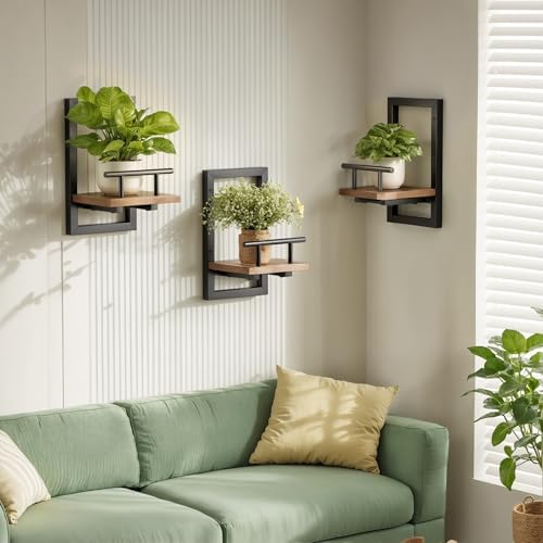 Sbosbo Floating Shelves for Wall Plant Shelf - Image 4