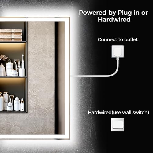 24"X32" LED Bathroom Vanity Mirror - Image 6