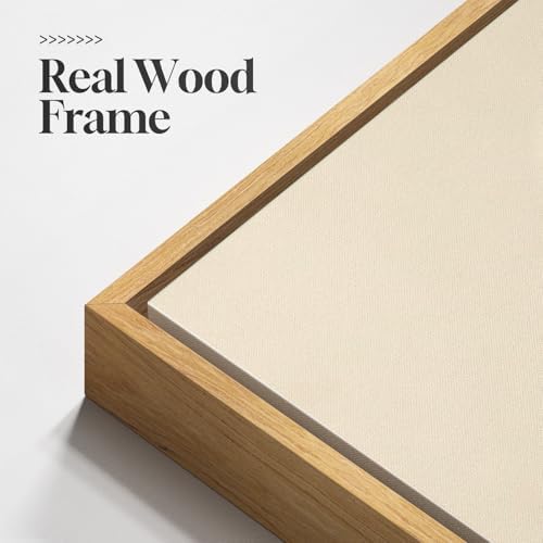 Framed Boho Abstract Mid Century Modern Wall Art - Image 5