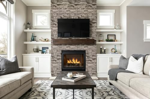 Jeweluck Brick Wallpaper Peel and Stick Stone Wallpaper Brown 16.9”×196.8” - Image 3