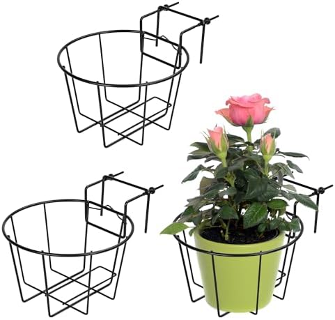 TQVAI Adjustable Hanging Railing Planter by TQVAI