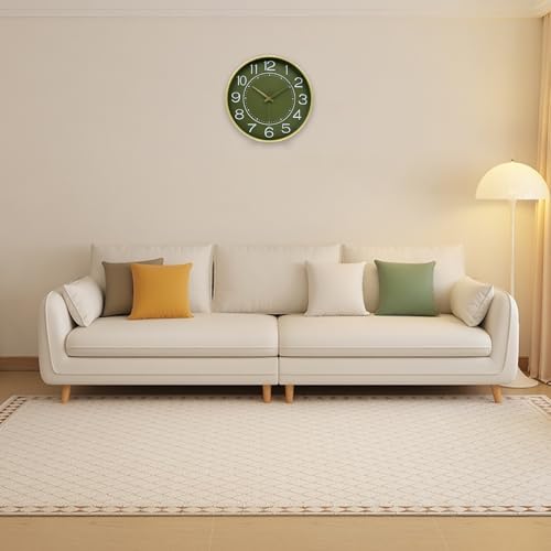 HZDHCLH 12 Inch Modern Wall Clock Battery Operated Silent Non Ticking - Image 5