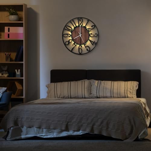 LEIKE Battery Operated Wall Clocks - Image 6