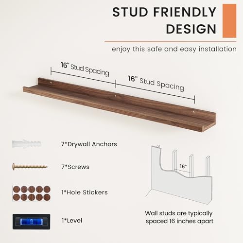Picture Ledge Shelf, Floating Shelves - Image 5