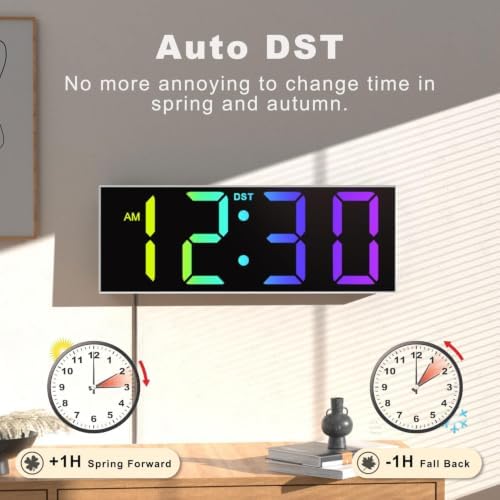 JALL Digital Wall Clock Large Display - Image 5