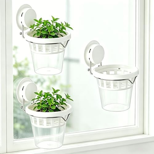 Set of 3 Plastic Window Planter by Unknown