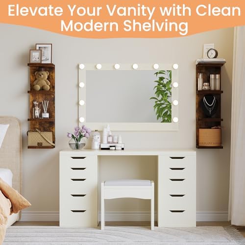 upsimples 4 -Tier Floating Wall Shelf - Image 4