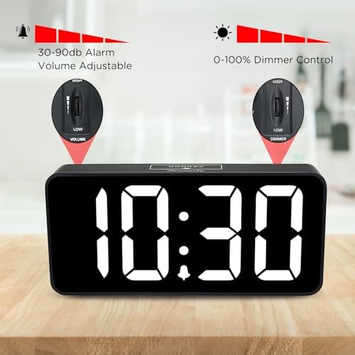 DreamSky Large Digital Alarm Clock Big Number - Image 4