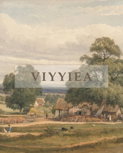 VIYYIEA Extra Large Canvas Wall Art, Vintage Countryside Scroll Print - Image 3