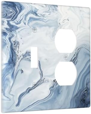 Wallplates Blue Marble Pattern 1 Toggle 1 Duplex Switch Plate Electrical GFCI - Image 2