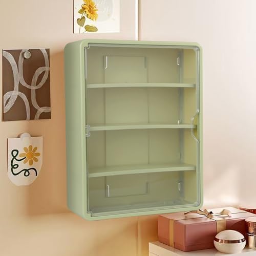 4-Tier Clear Display Case for Figures, Wall-Mounted Display Box - Image 6