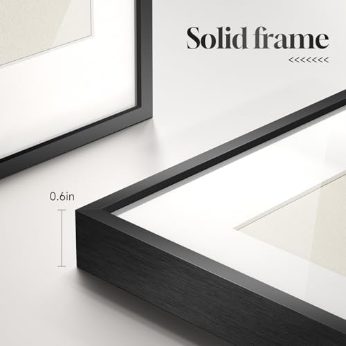 Framed Retro Black and White Floral Wall Art - Image 4