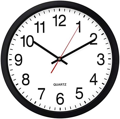 Bernhard Products Black Wall Clock, 2 Pack Silent Non Ticking - Image 7