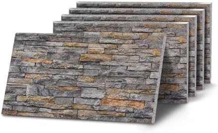 K&B Panels 3D Wall Panels, Slate Effect Styrofoam Wall Panelling Kit, by Unknown