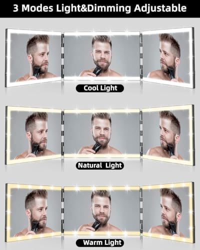 Vanexiss 3 Way Mirror-360 Mirror - Image 4
