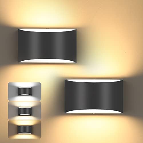 TRLIFE Modern Wall Sconces, 3000K/4000K/6000K Selectable and Dimmable LED Wall by TRLIFE