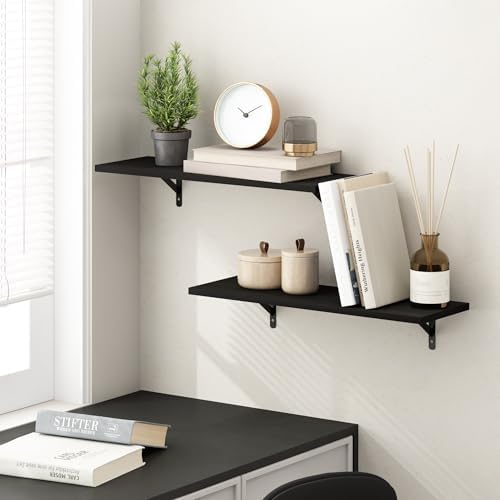 Furinno Rossi Set of 2 Floating Shelves by Furinno-FitsYourSpaceFitsYourBudget