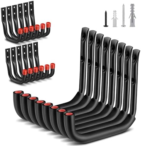 Nacial 20 Pack Heavy Duty Garage Hooks, 9.8" & 3.5" Wall Hooks by NacialPromise-Consumersfirstalways