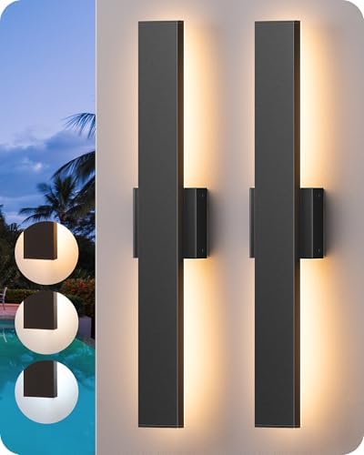 EDISHINE 23.6" Modern Outdoor Wall Light by EDISHINE
