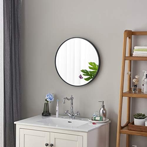 Itrue Round Metal Wall Mirror, 24 Inch - Image 3