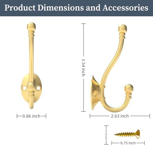 CBWLWJ 6 Pack Heavy Duty Wall Hooks - Image 4