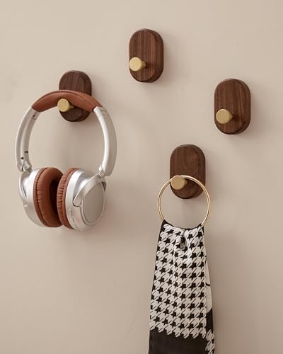 Wood Coat Hooks Wall Mount - Image 2