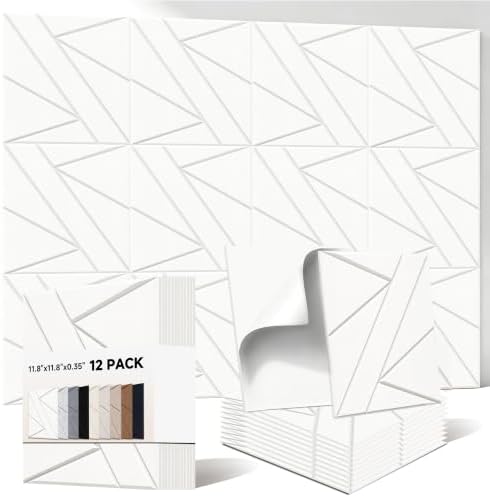 Acoustic Panels, 12 Pack Sound Proof Foam Panels by AUTORIFIC