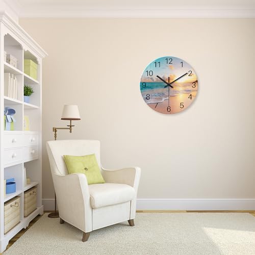 Beach Wall Clocks Battery Operated 16 Inches or Larger - Image 2