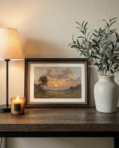 VIYYIEA Vintage Landscape Wall Art, Nature Sunset Scene Prints 12×16 Inch - Image 2