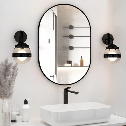 Oval Bathroom Mirror Wall Vanity Oval Mirrors, Modern Mirror - Image 4