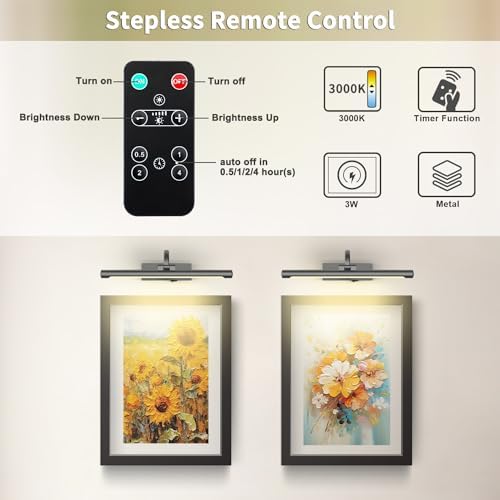 DESOOP Battery Operated Picture Lights - Image 3