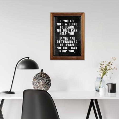 If You Are Not Willing To Learn Motivational Canvas Wall Art, Positive - Image 5