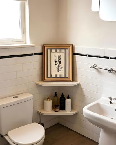 Gold Framed Wall Art, Funny Western Cowgirl Bathroom Canvas Prints, Cowgirl - Image 5