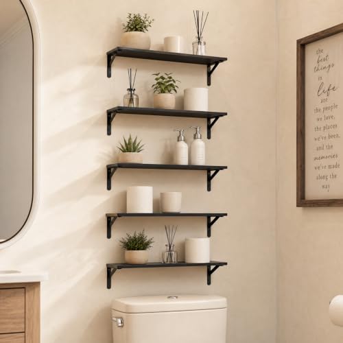 Floating Shelves for Wall Set of 5 - Image 5