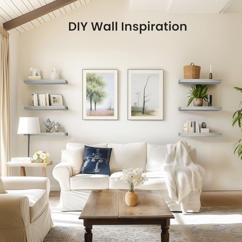 Amada 15.7" Floating Shelves for Wall Decor & Storage - Image 2
