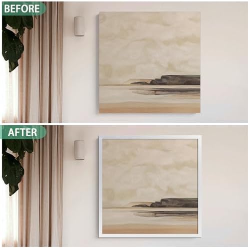 Gaahing 196.8" x 0.5" Brushed Silver Molding & Wall Trim, Flexible Peel and - Image 2