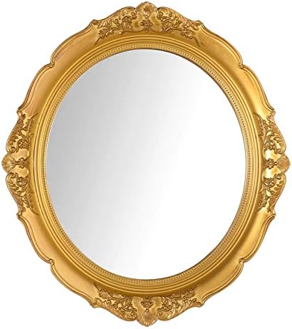 Eaoundm 13.1 x 14.8 inchs Decorative Wall Mirror Oval by Eaoundm
