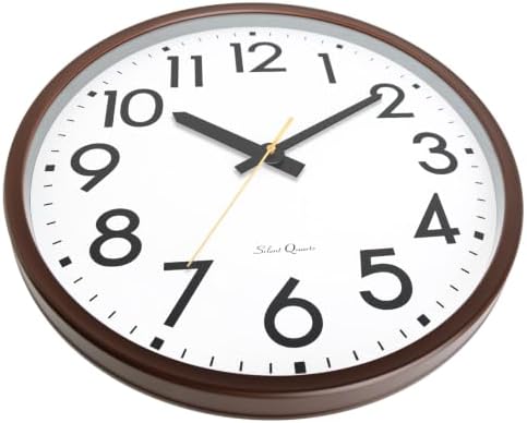 Caysie 20 Inch Large Silent Non Ticking Wall Clock, Quartz Battery Operated - Image 2
