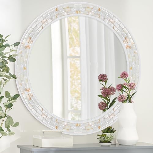 Tanmicoshomy Round Bathroom Mirror 30 Inch - Image 5