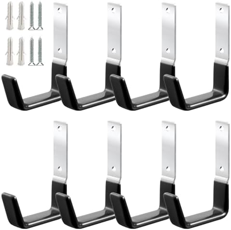 GeeWatom Heavy Duty Steel Garage Hooks, Garage Storage Utility Hooks, Anti-Slip by GeeWatom