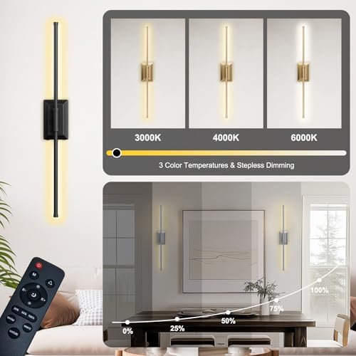 Battery Operated Wireless Wall Sconce - Image 5