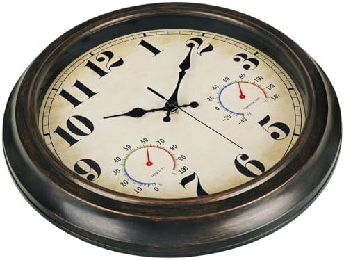 zyzamay 13 Inch Outdoor Clock - Image 3