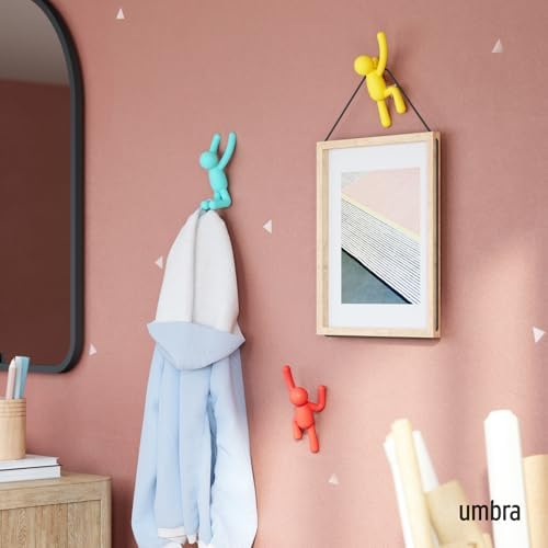 Umbra Buddy Wall Hooks, Wall Mount Coat Hooks - Image 2