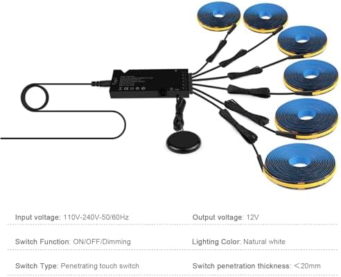 6‑in‑1 Dimmable LED Light Wall Lighting Kit - Image 6