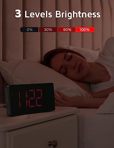 GOLOZA Projection Alarm Clock, Digital Clock - Image 3