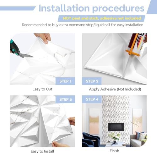 STICKGOO 3D Wall Panels Diamond - Image 7