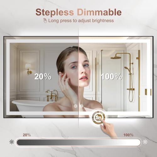 LED Bathroom Mirror with Lights - Image 6