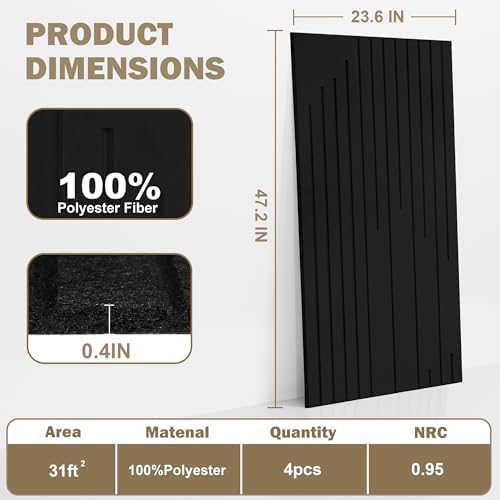 Acoustic Wall Panels Sound Absorbing Panels Noise Reducing - Image 3